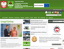 Tablet Screenshot of gminasiedlce.pl